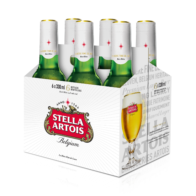 Stella Artois 6 Pack Bottles